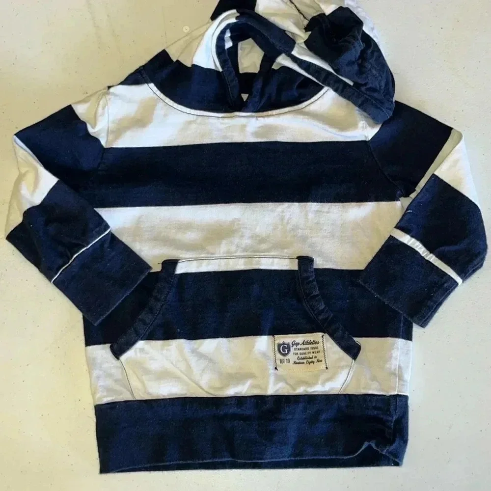 Baby Gap Navy and white stripped sweatshirt - Picture 1 of 3